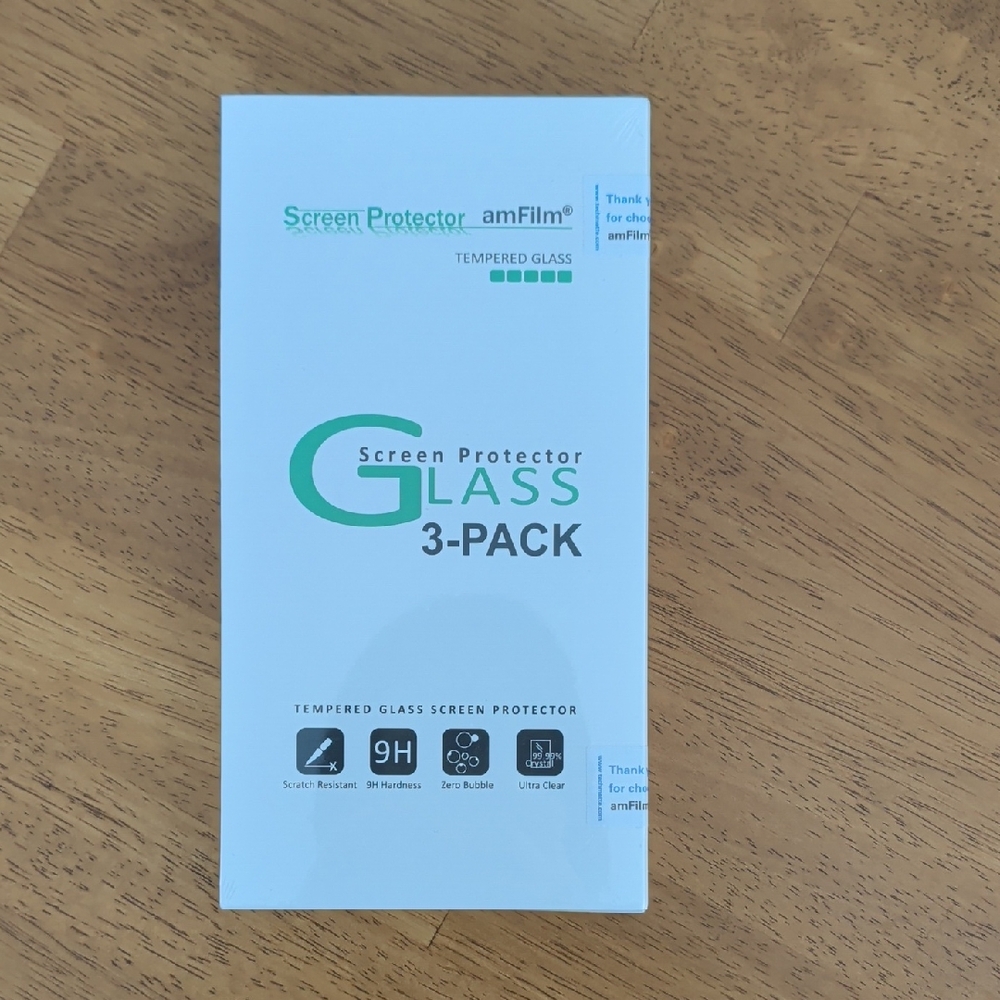amFilm Tempered Glass Screen Protector 3-Pack For Nintendo Switch OLED (2021)